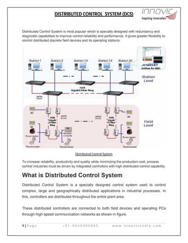 Distributed Control System (DCS) Notes