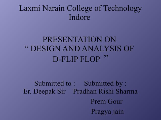 D Flip Flop 