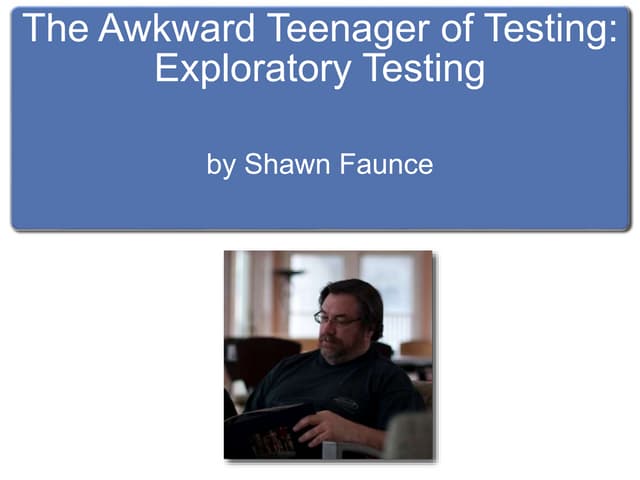 The Awkward Teenager of Testing