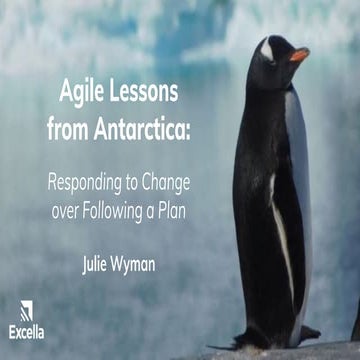 Agile lessons from Antarctica by Julie Wyman
