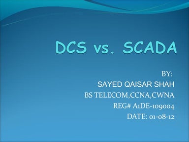 Dcs vs scada