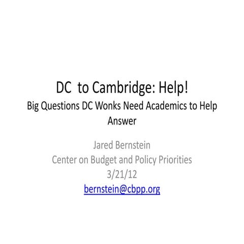 Dc  to cambridge