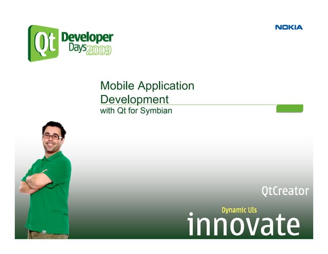Mobile Development with Qt for Symbian