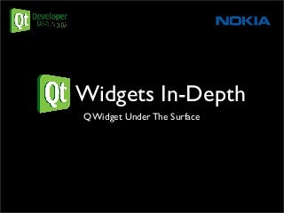 Qt Widget In-Depth