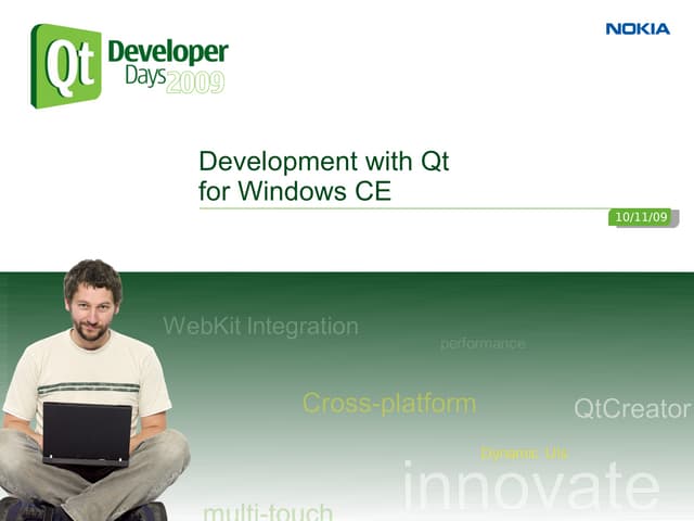 Development with Qt for Windows CE