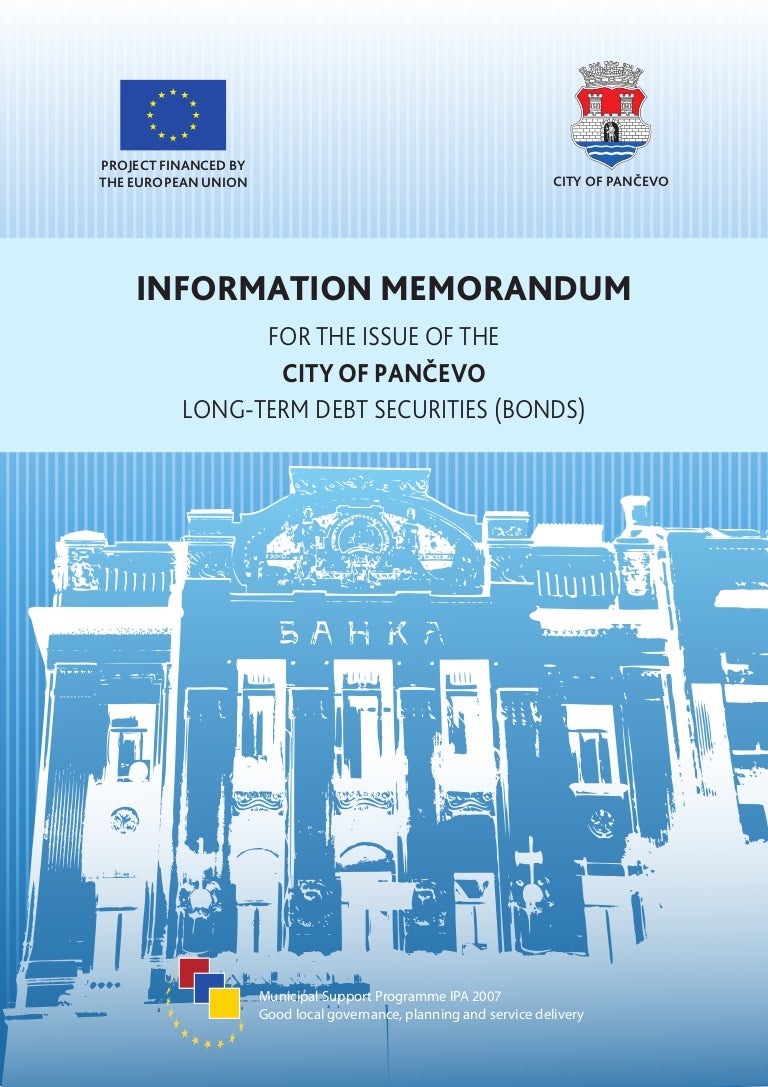 Information Memorandum Pancevo Web