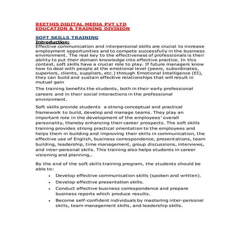 Soft skills-students