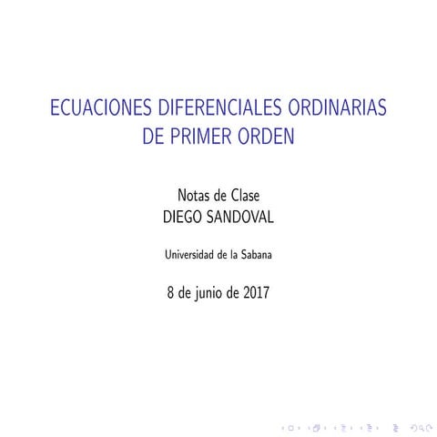 Ecuaciones Diferenciales Lineales