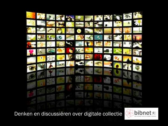 Denk- en discussiedag sept 2010: digitale collectie