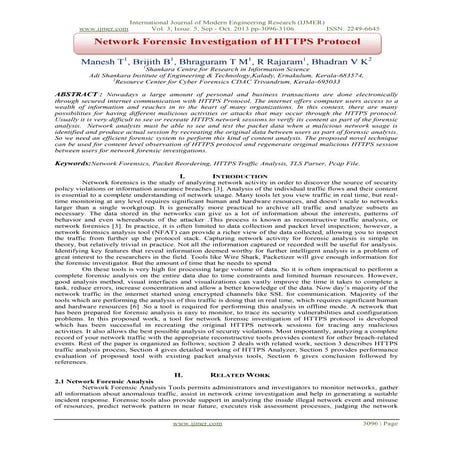 Network Forensic Investigation of HTTPS Protocol