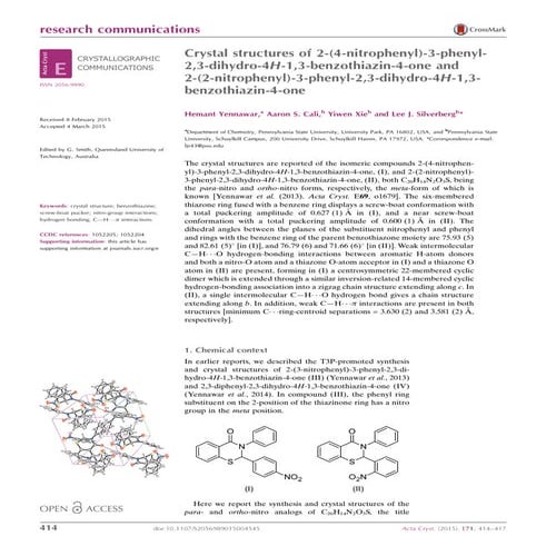 Acta Cryst nitros 2015