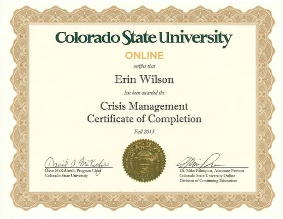 ESTC Course Certificate - Erin Wilson | PDF