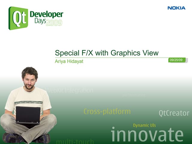 Special Effects with Qt Graphics View