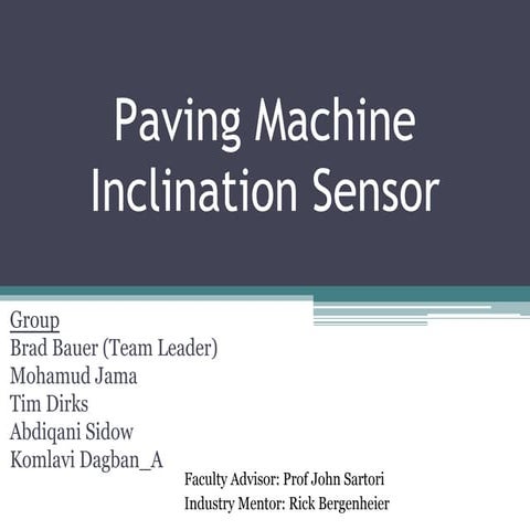 Senior Desin Final Report Slides | PPT