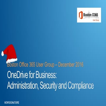 OneDrive for Business Administration Security Compliance Boston Office 365 Us...