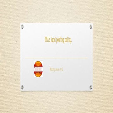 Dda lp sense ppt show