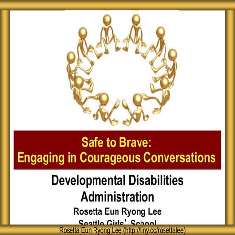 Developmental Disabilities Administration Courageous Conversations