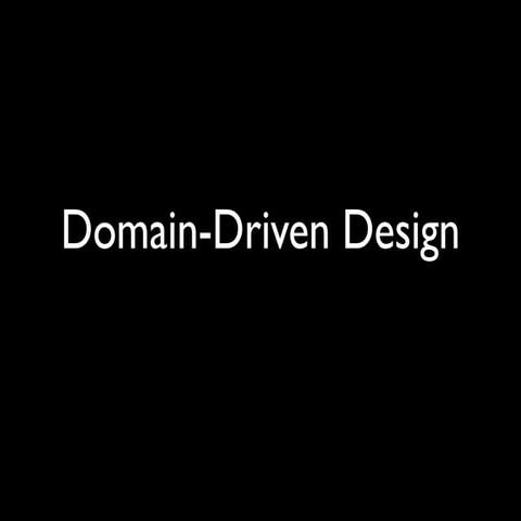 Domain-Driven Design