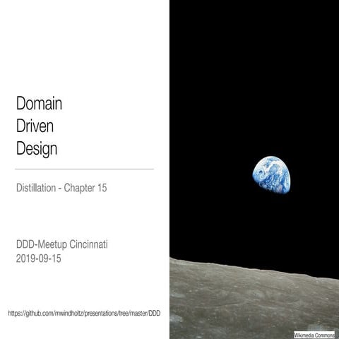 Domain Driven Design - Distillation - Chapter 15