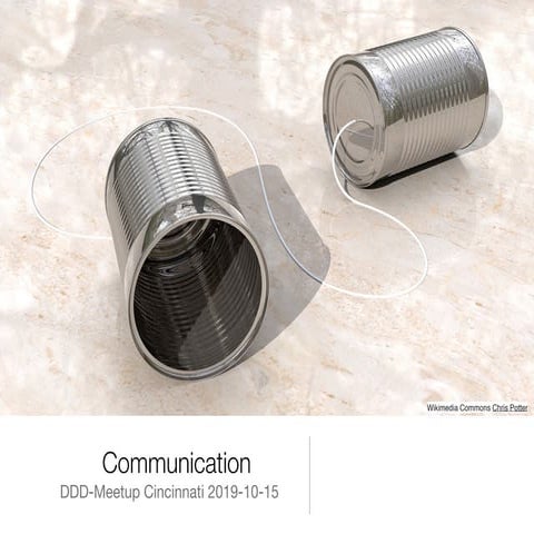 Domain Driven Design Communication Techniques