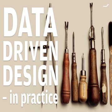 Data Driven Design (in practice) at Finnair - slides from #opmuotoilu Day, 9t...