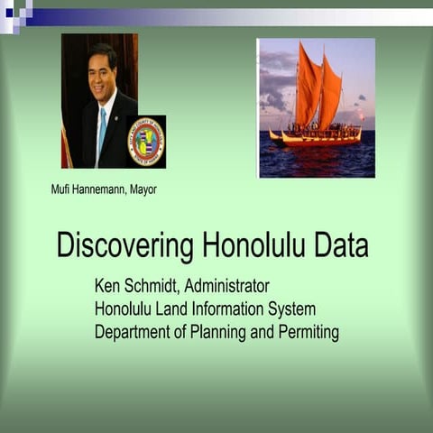Discovering Honolulu Data