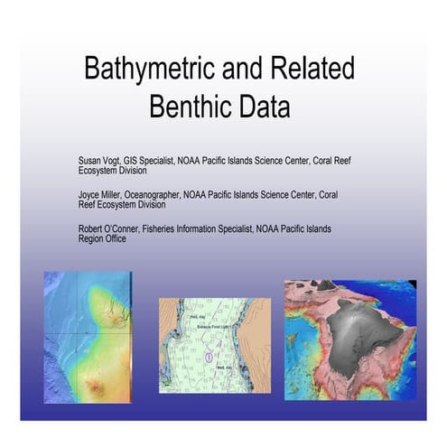 Bathymetric and Related Benthic Data