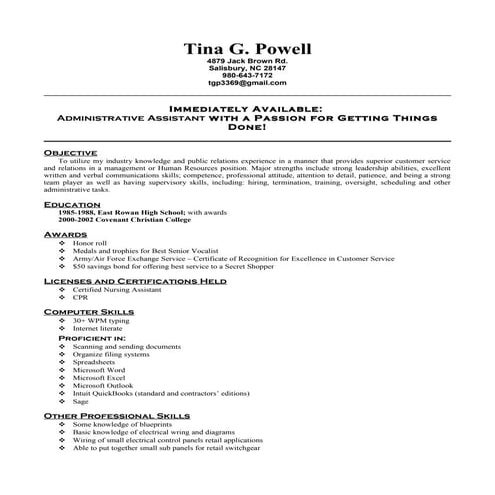 Tina G.Powell resume - Copy