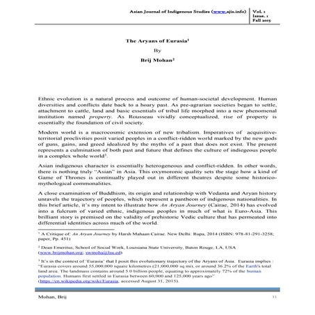 Aryans ofEURASIA | PDF