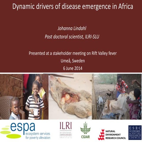 Dynamic drivers of disease emergence in Africa