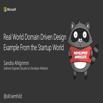 Real World Domain Driven Design Example | PPT