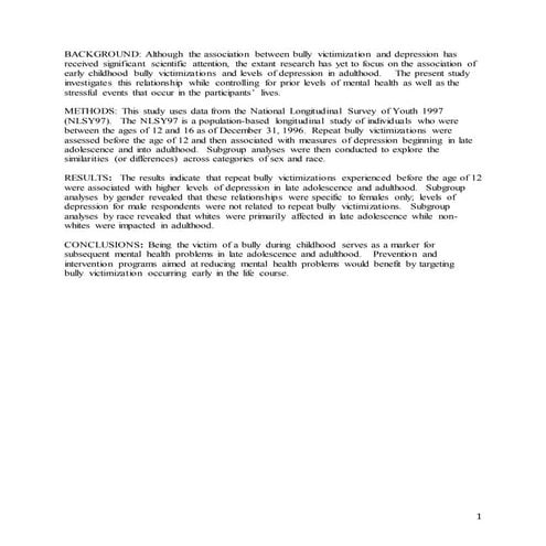 Summer Research Scholars Final Paper