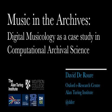 Music in the Archives