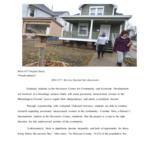 SOA 477 Project Story