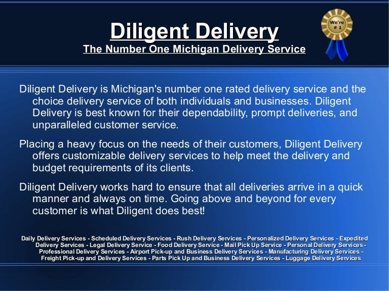 Diligent Delivery Services