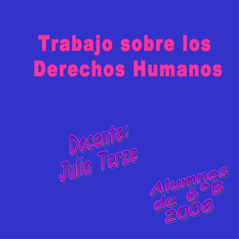 Los Derechos Humanos