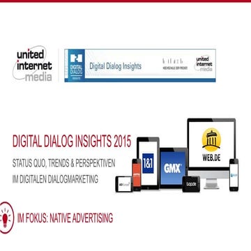 Digital Dialog Insights 2015 - Native Advertising