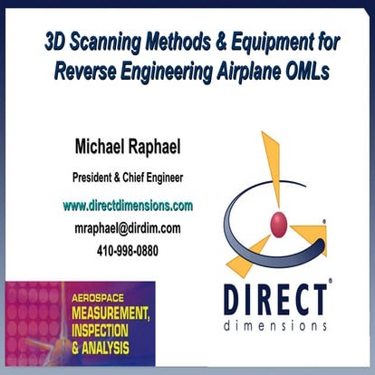 DDI Aircraft OML Scanning and Modeling Presentation Oct 2009