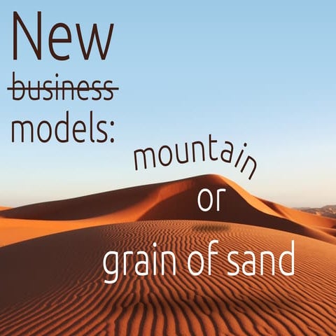 New business models - social change for @SPARKdotme 