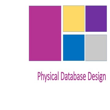 Power Point | Database Design | PPTX
