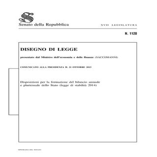 Legge di Stabilità 2014 (disposizio...