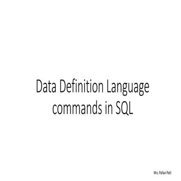 SQL: Data Definition Language commands.pptx