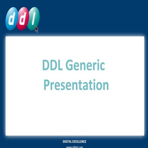 DDL Overview