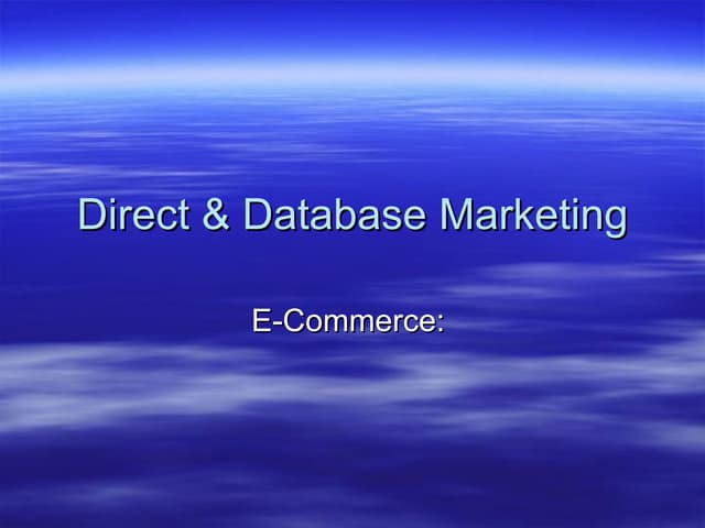 Ddm 2006  E Commerce