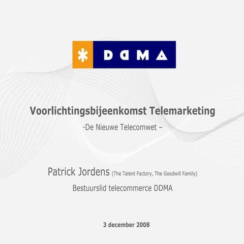 Ddma presentatie opgemaakt 03december2008
