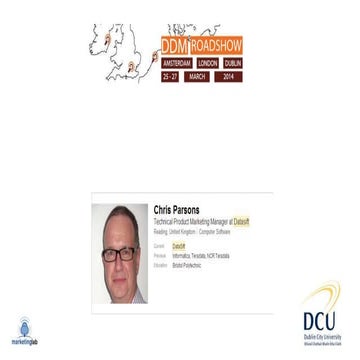 Data-Driven Marketing Roadshow DataSift - March 27, 2014