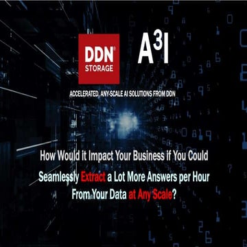 Accelerated Any-Scale Solutions from DDN
