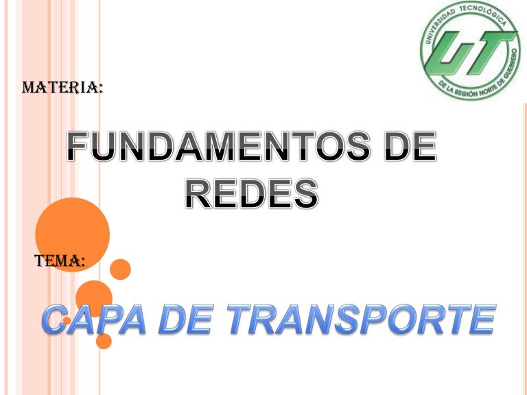 capa de transporte del modelo OSI capa de transporte del modelo OSI