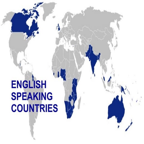 ENGLISH SPEAKING COUNTRIES