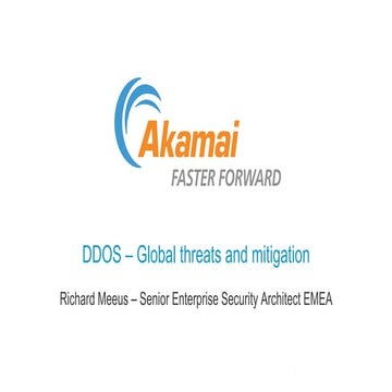 DDOS –Global threats and mitigation